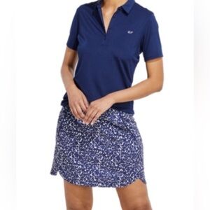 Womens Vineyard Vines Pitter Pattern Active‎ Skort Navy Blue Large